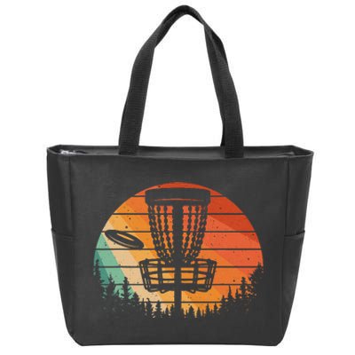 Funny Disc Golf Golfer Disc Golf Zip Tote Bag