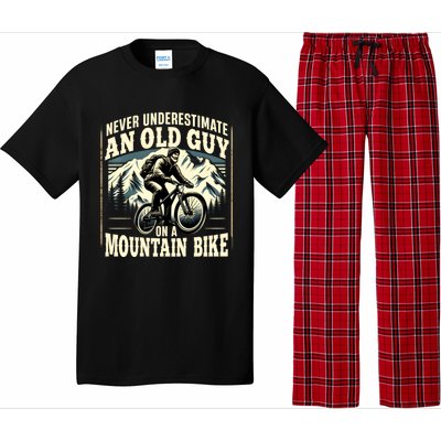 FatherS Day Gift Mountain Bike Bicycle Lovers Gift For Dad Gift Pajama Set