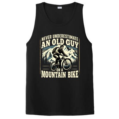 FatherS Day Gift Mountain Bike Bicycle Lovers Gift For Dad Gift PosiCharge Competitor Tank