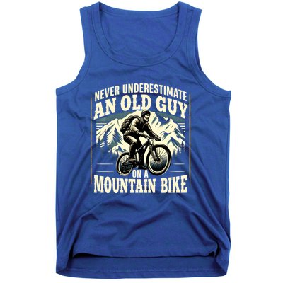 FatherS Day Gift Mountain Bike Bicycle Lovers Gift For Dad Gift Tank Top