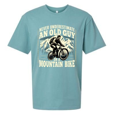 FatherS Day Gift Mountain Bike Bicycle Lovers Gift For Dad Gift Sueded Cloud Jersey T-Shirt