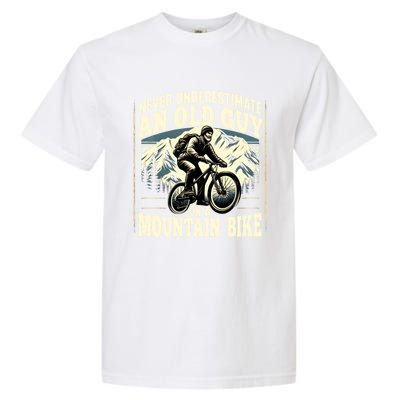 FatherS Day Gift Mountain Bike Bicycle Lovers Gift For Dad Gift Garment-Dyed Heavyweight T-Shirt