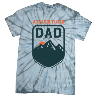 FatherS Day Gift For Dad Adventure Dad Tie-Dye T-Shirt