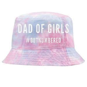 Fathers Day Gift For Daughter Wife Dad Of Outnumbered Tie-Dyed Bucket Hat