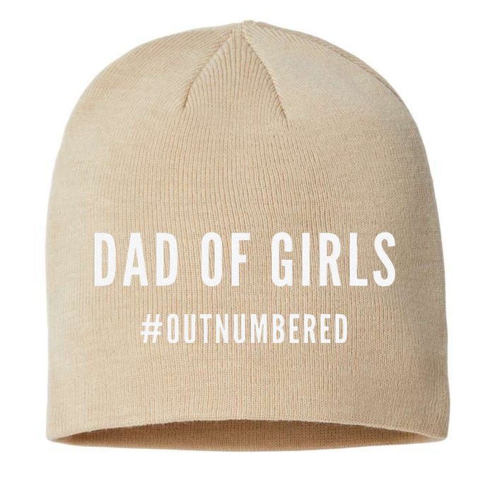 Fathers Day Gift For Daughter Wife Dad Of Outnumbered Sustainable Beanie