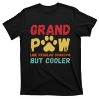 Fathers Day Gift Grandpaw Like Regular Grandpa But Cooler T-Shirt