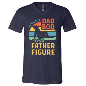 Fathers Day Gift From Wife Daughter Son Its A Father Figure V-Neck T-Shirt