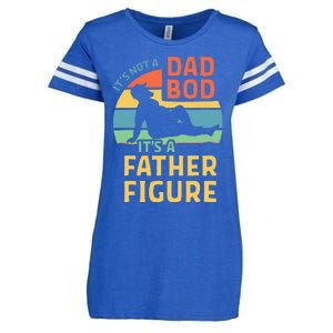 Fathers Day Gift From Wife Daughter Son Its A Father Figure Enza Ladies Jersey Football T-Shirt