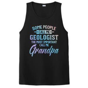 Fathers Day Gift Geologist Grandpa Gift PosiCharge Competitor Tank