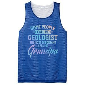 Fathers Day Gift Geologist Grandpa Gift Mesh Reversible Basketball Jersey Tank