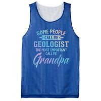 Fathers Day Gift Geologist Grandpa Gift Mesh Reversible Basketball Jersey Tank