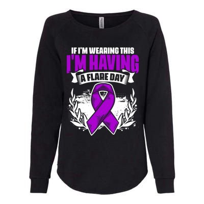 Flare Day Gift Fibro Survivor Warrior Fibromyalgia Awareness Gift Womens California Wash Sweatshirt