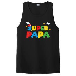 Fathers Day Gift Papa Gift From Son Daughter Grandkids PosiCharge Competitor Tank