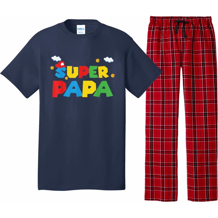 Fathers Day Gift Papa Gift From Son Daughter Grandkids Pajama Set