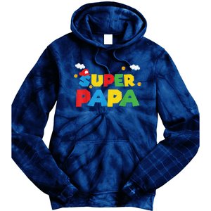 Fathers Day Gift Papa Gift From Son Daughter Grandkids Tie Dye Hoodie