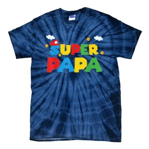 Fathers Day Gift Papa Gift From Son Daughter Grandkids Tie-Dye T-Shirt