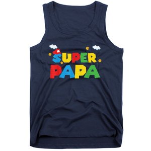 Fathers Day Gift Papa Gift From Son Daughter Grandkids Tank Top