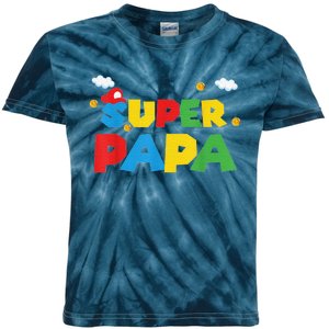 Fathers Day Gift Papa Gift From Son Daughter Grandkids Kids Tie-Dye T-Shirt