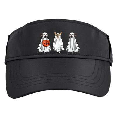 Funny Dog Ghosts Halloween Costume Adult Drive Performance Visor