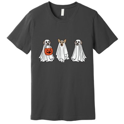 Funny Dog Ghosts Halloween Costume Premium T-Shirt