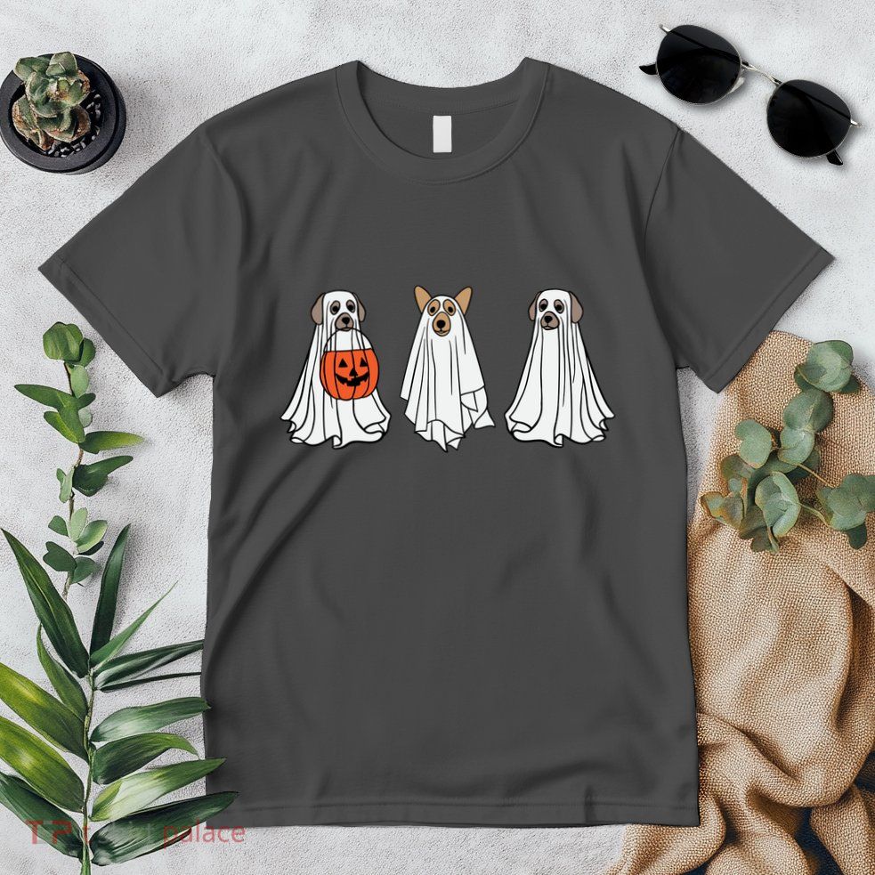 Funny Dog Ghosts Halloween Costume Premium T-Shirt
