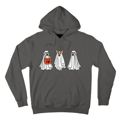 Funny Dog Ghosts Halloween Costume Tall Hoodie