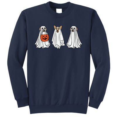 Funny Dog Ghosts Halloween Costume Sweatshirt