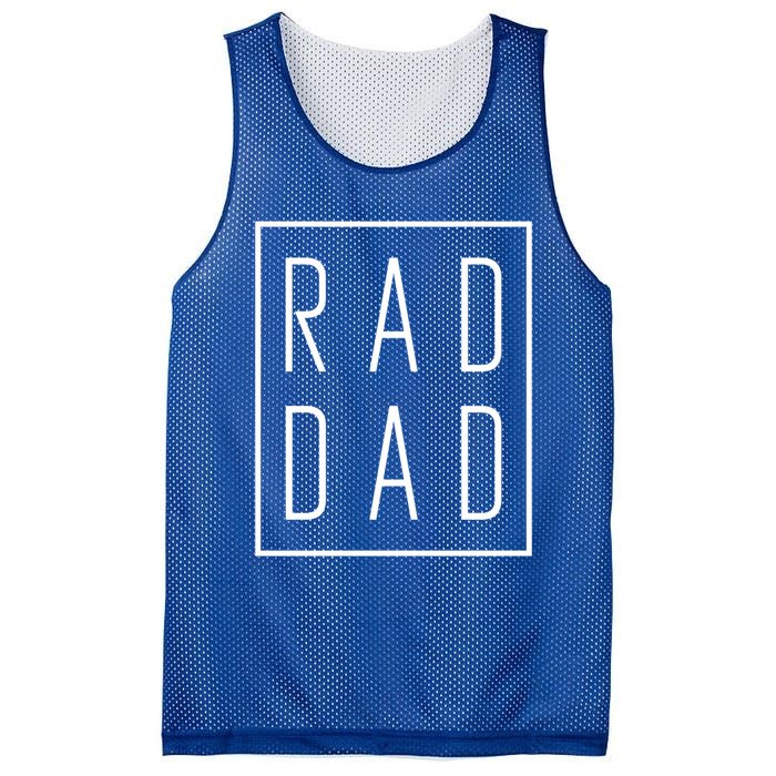 Fathers Day Gift Rad Dad Cute Gift Mesh Reversible Basketball Jersey Tank