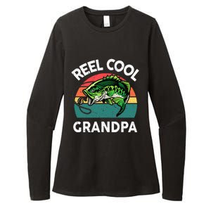 Fathers Day Gift Reel Cool Grandpa Dad Papa PopPop Fishing Womens CVC Long Sleeve Shirt