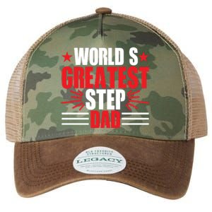 Father's Day Gift, World's Greatest Step Dad Plus Size Shirts For Dad Son Family Legacy Tie Dye Trucker Hat