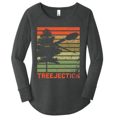 Funny Disc Golf and Frisbee disc Women's Perfect Tri Tunic Long Sleeve Shirt