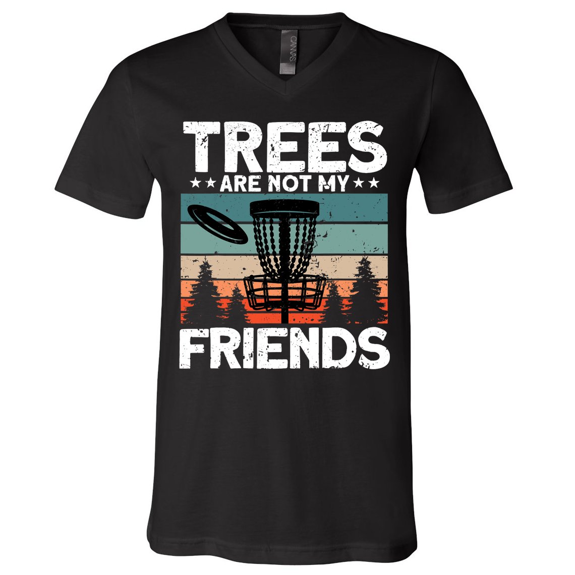 Funny Disc Golf Player Outfit Disc Golf V-Neck T-Shirt