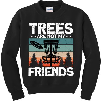 Funny Disc Golf Player Outfit Disc Golf Kids Sweatshirt