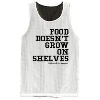 Food DoesnT Grow On Shelves Mesh Reversible Basketball Jersey Tank