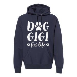 Funny Dog Gigi Fur Life Funny Dog Lover Gift For Grandma Christmas Premium Hoodie