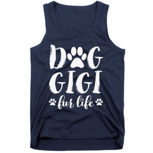 Funny Dog Gigi Fur Life Funny Dog Lover Gift For Grandma Christmas Tank Top