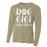 Funny Dog Gigi Fur Life Funny Dog Lover Gift For Grandma Christmas Cooling Performance Long Sleeve Crew