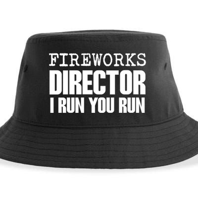 Fireworks Director Gift Sustainable Bucket Hat