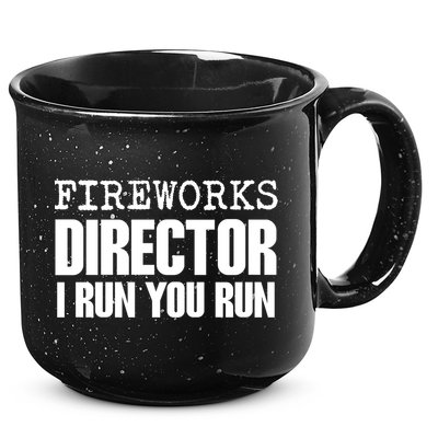Fireworks Director Gift 15oz Campfire Ceramic Mug