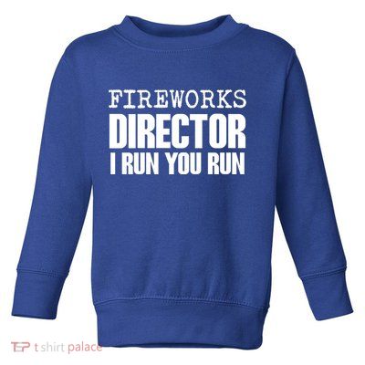 Fireworks Director Gift Toddler Sweatshirt
