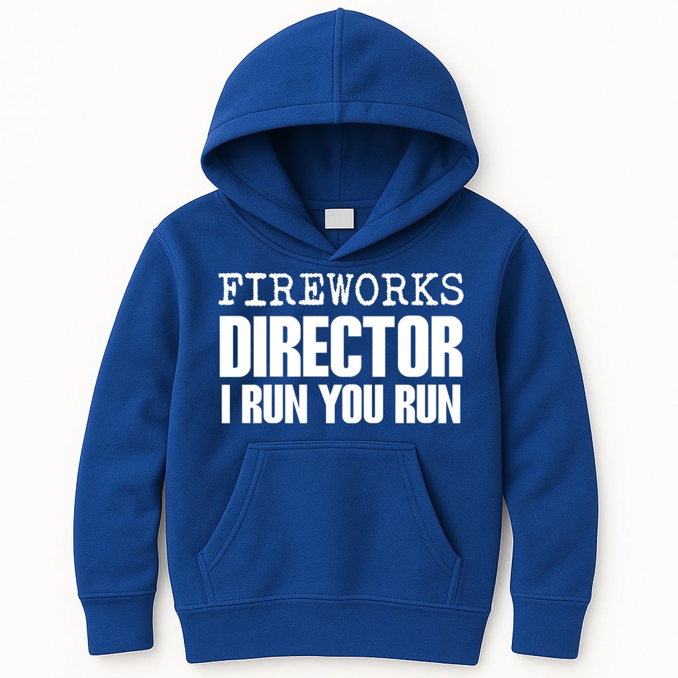 Fireworks Director Gift Kids Hoodie