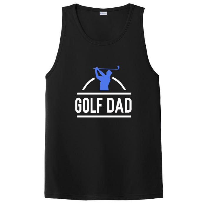 Father's Day Golf Dad Funny Golf Club Gift For Dad PosiCharge Competitor Tank