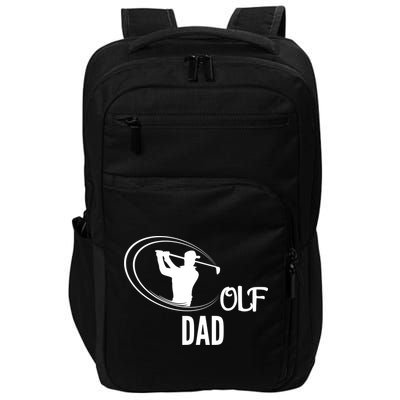 Father's Day Golf Dad Funny Golf Player Gift For Dad Impact Tech Backpack