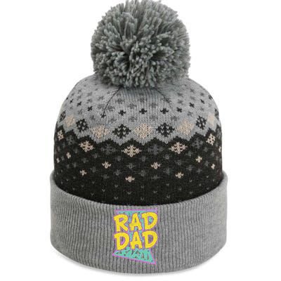 Fathers Day Gift For Daddy Rad Dad The Baniff Cuffed Pom Beanie