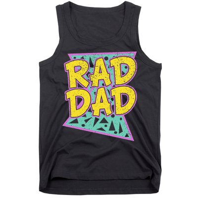 Fathers Day Gift For Daddy Rad Dad Tank Top