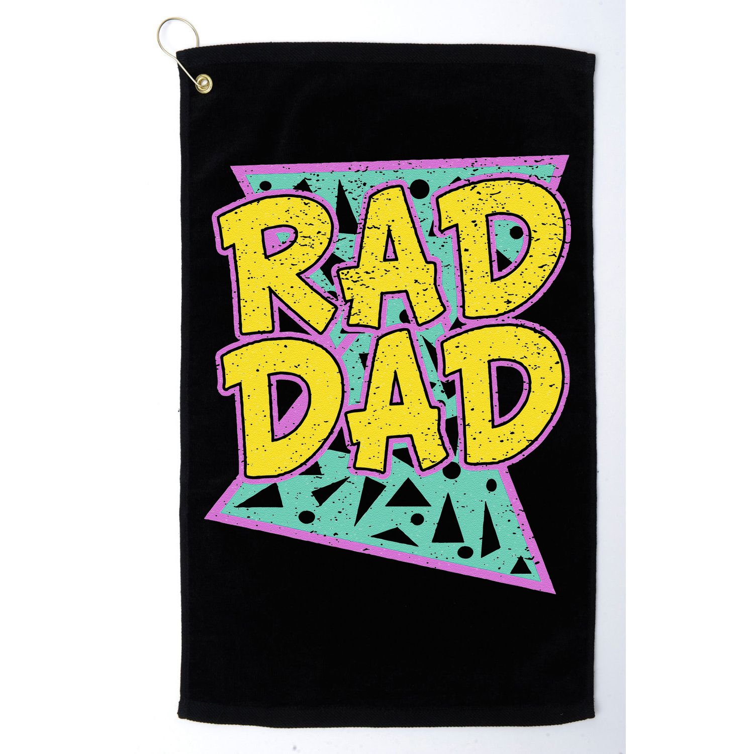 Fathers Day Gift For Daddy Rad Dad Golf Towel