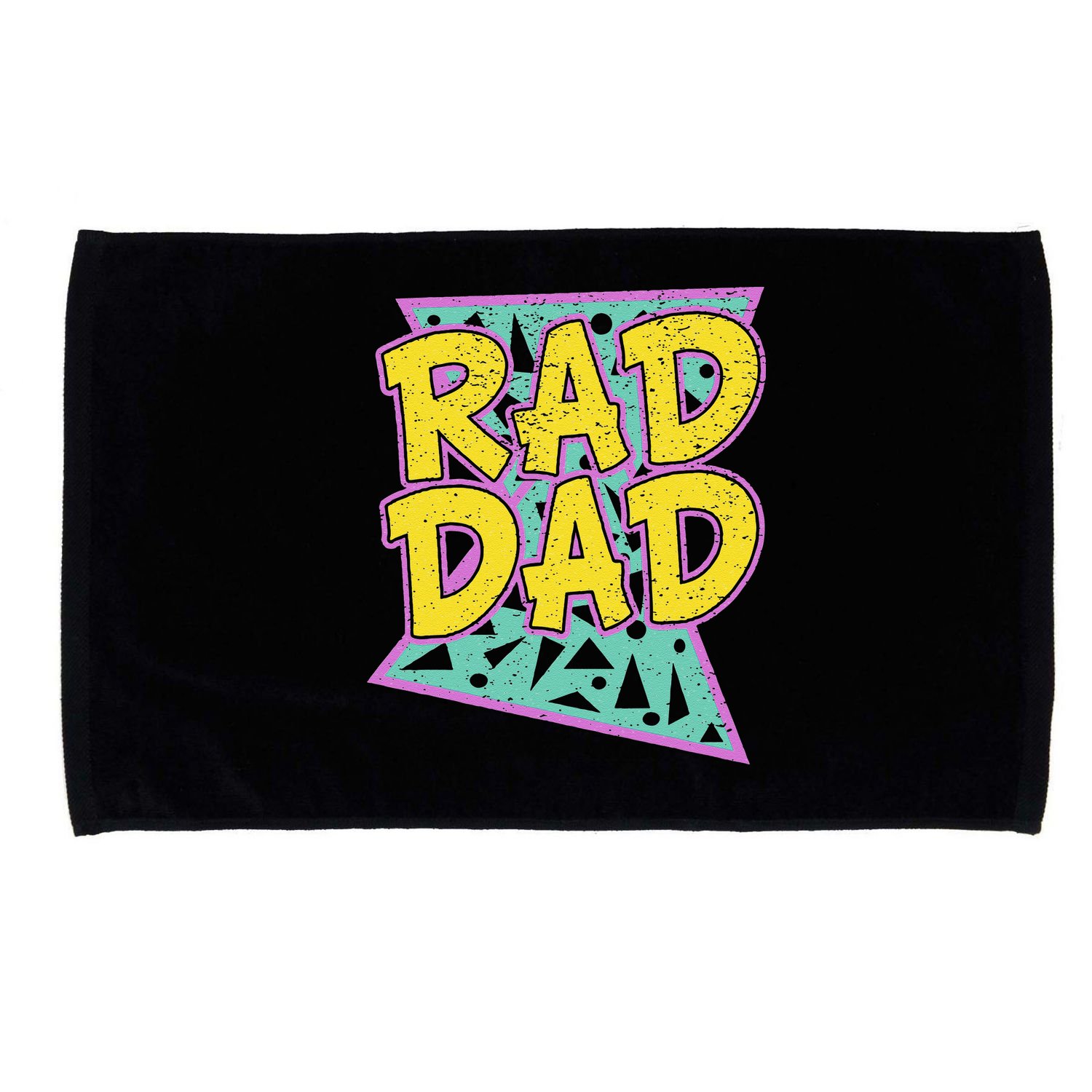 Fathers Day Gift For Daddy Rad Dad Microfiber Hand Towel