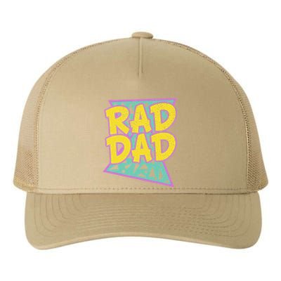 Fathers Day Gift For Daddy Rad Dad Yupoong Adult 5-Panel Trucker Hat