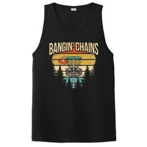 Funny Disc Golf Player Saying I Bangin' Chains PosiCharge Competitor Tank