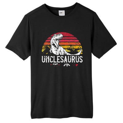 Fathers Day Gift For Unclesaurus Uncle Saurus T Rex Tall Fusion ChromaSoft Performance T-Shirt